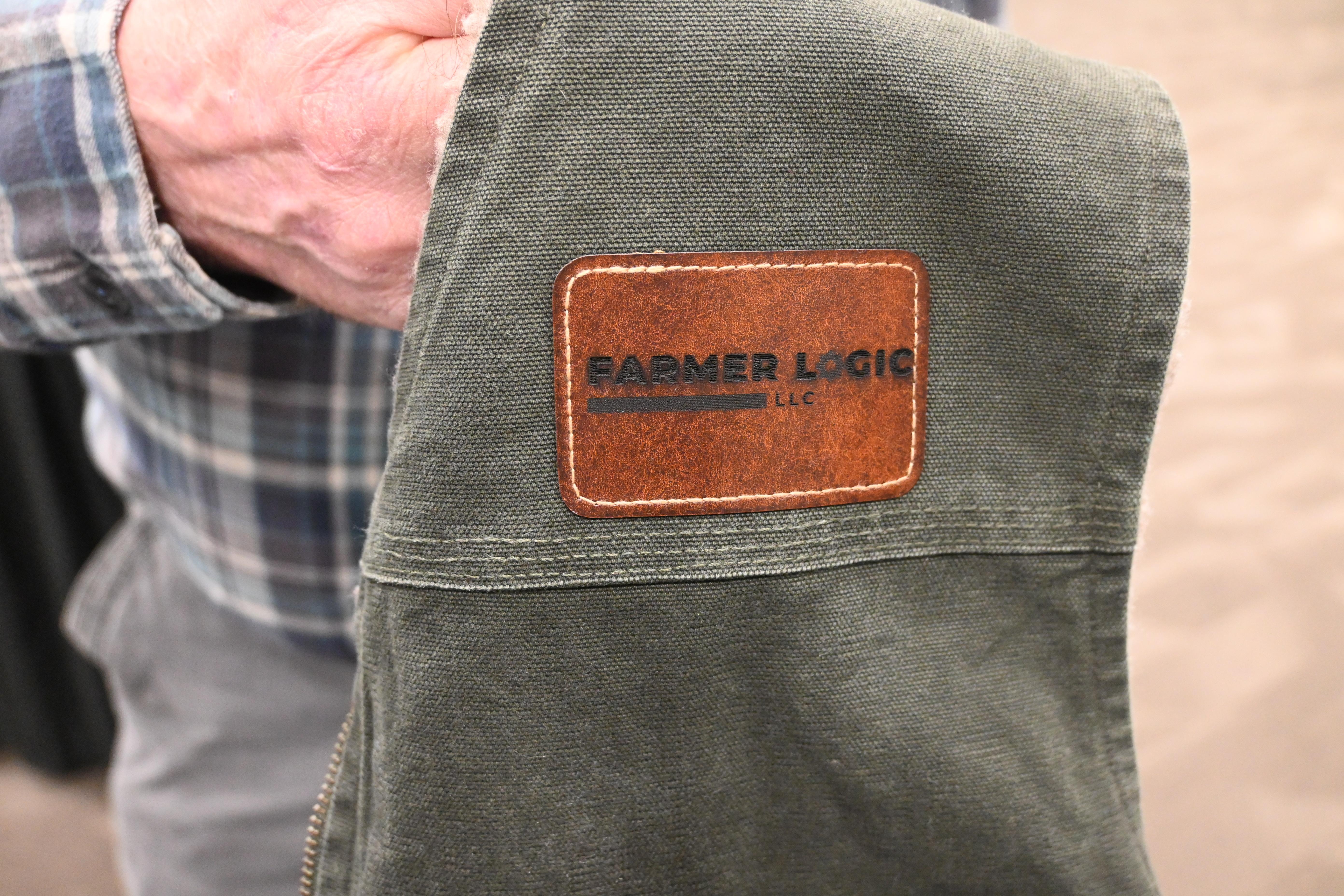 Leather patch created by CHS CTE students